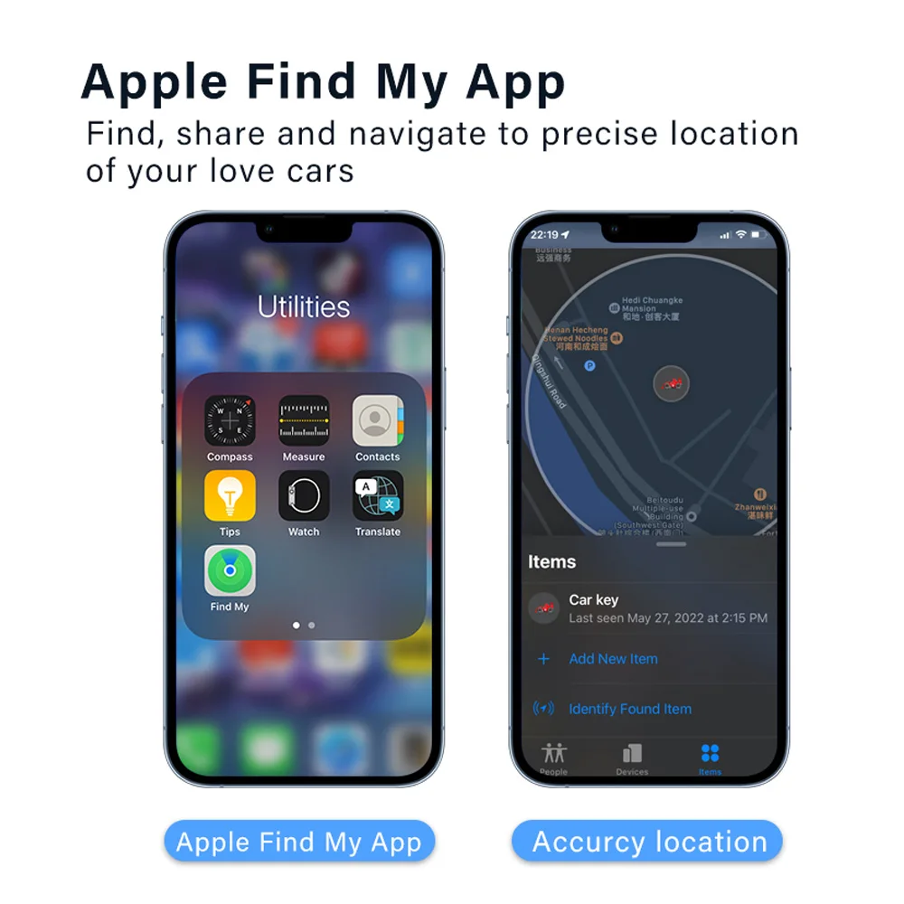 Mini Car OBD GPS Locator Quick Installation Smart Tracker Anti-lost Device Finder Global Position For Apple Find My APP