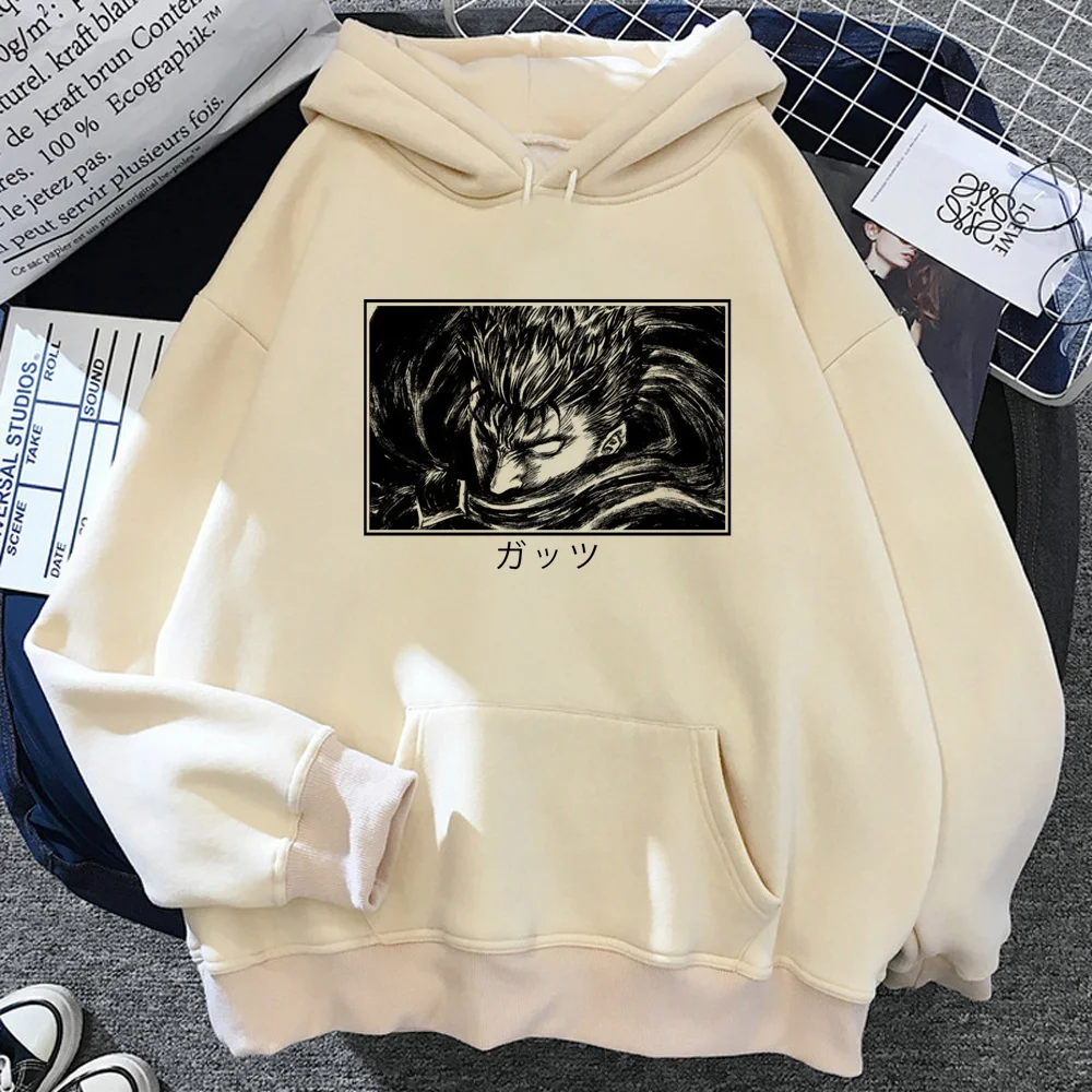 

Berserk hoodies women anime sweat y2k Korean style vintage clothing pulls female streetwear Hood