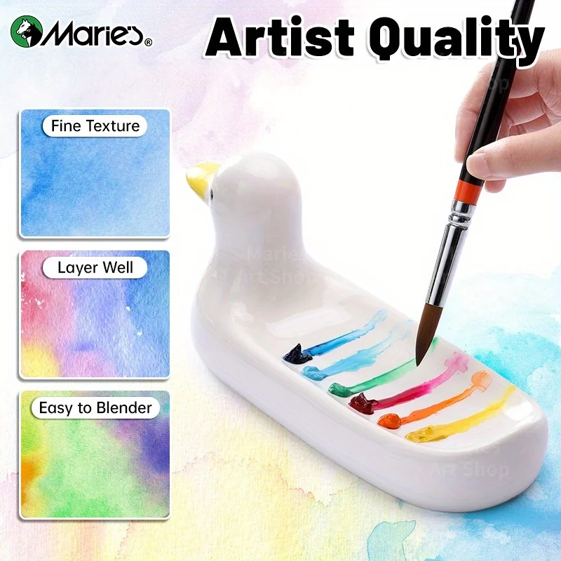Watercolor Paint Set,12 Colors 5ml/0.17oz Tubes,Vibrant Colors for Painting,Writing,Illustration Figure for Adults,Hobbyist 2