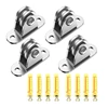 Small Pulley Block Silents Wall Ceiling Mount Pulley with Bearing Fixed Pulleys Wheel for Cord Material Handling Moving 4
