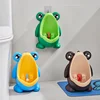 Cute Frog Potty Training Urinal Boy with Fun Aiming Target Children Stand Vertical Pee Infant Toddler Toilet Urinal Trainer 3