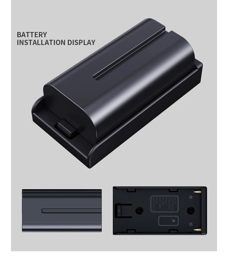 Description Picture 6 of itemNP F Battery Adapter Plate Mount Plate Photography Accessories for Universal Camera Support Charging NP F Battery Charger