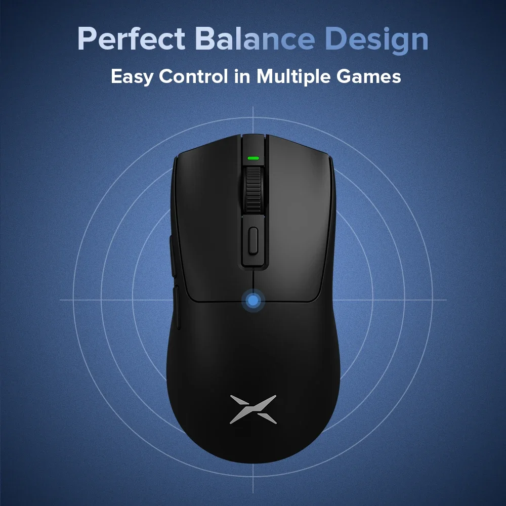 Series Lightpeso Wireless Gaming Mouse 2.4g Conexão de Modo Duplo 26000dpi Macro Ratos Recarregáveis para pc Gamer 52g Delux-m600 - Imagem 5
