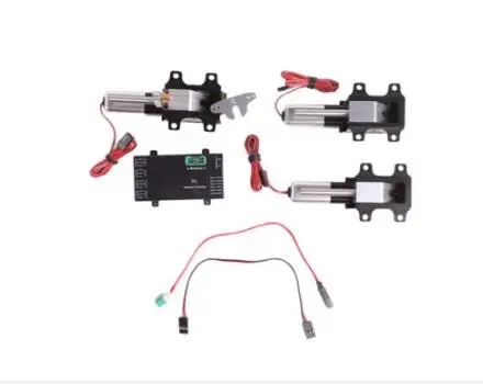 90 Degree Electric Rotating Retract Landing Gear 3PC Set 6.0~12kg Turbojet RC Airplane rc airplane landing gear