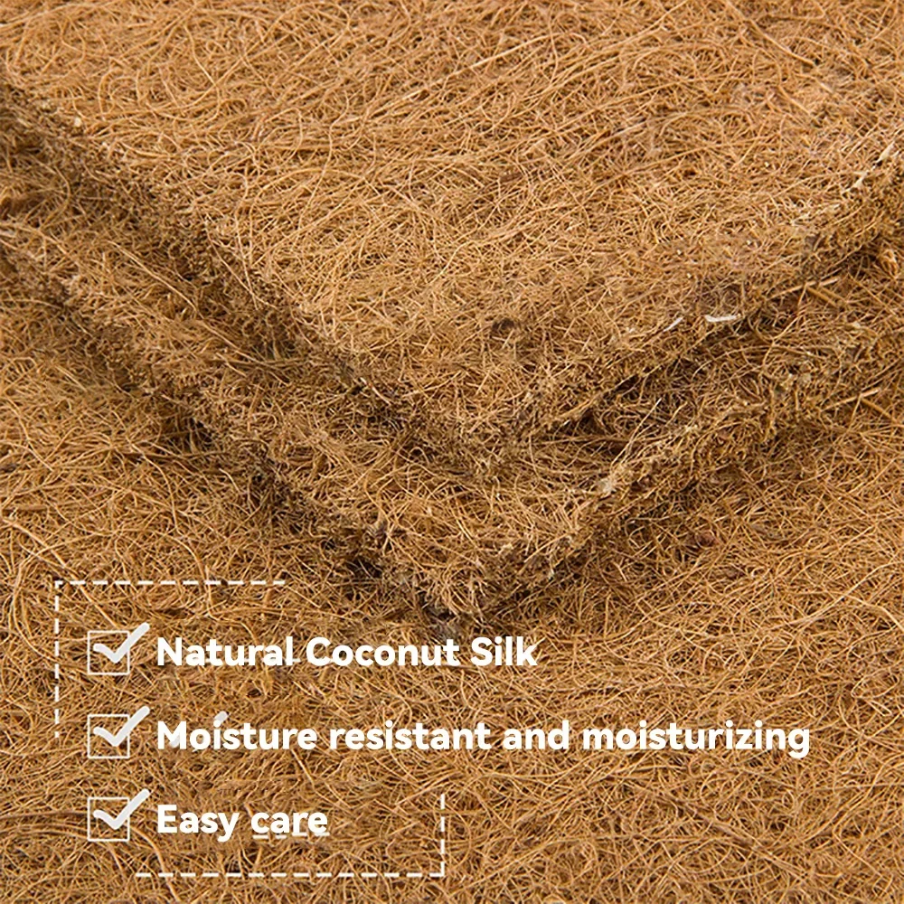 Reptile Pet Box Mat Supplies Shougong Coconut Coir Mat Material Silk Pet Live Aquascape Reptile Turtle Breeding Box Coconut