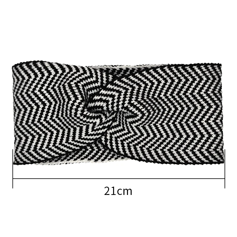 Wide Knotted Headbands for Women Extra Large Turban Workout Elastic Headband Fashion Yoga Hair Band Hair Accessories