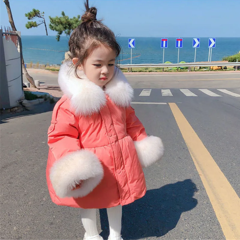 

Winter Down Jacket and Coat for Girls Baby Kids Parka Coat Girl Jacket Children Clothes for Girls Thick Puffer Jacket Coats