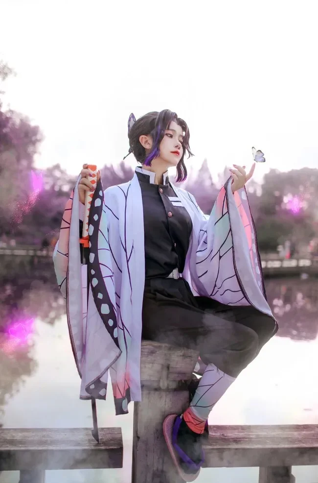 

Костюм-кимоно для косплея из аниме «рассекающий демонов»