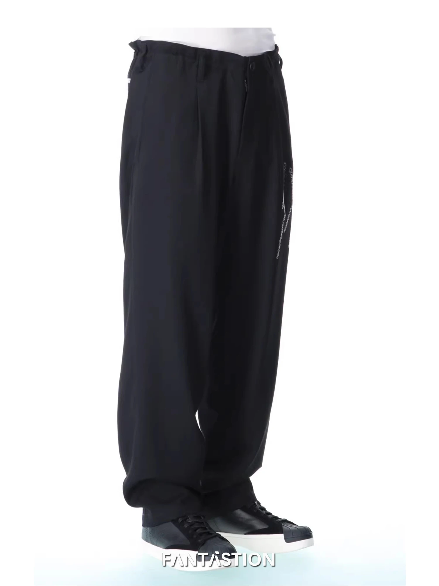 FANTASTION original wave pattern embroidery Man pants customs free shipping products Male clothes Men's clothing New pant