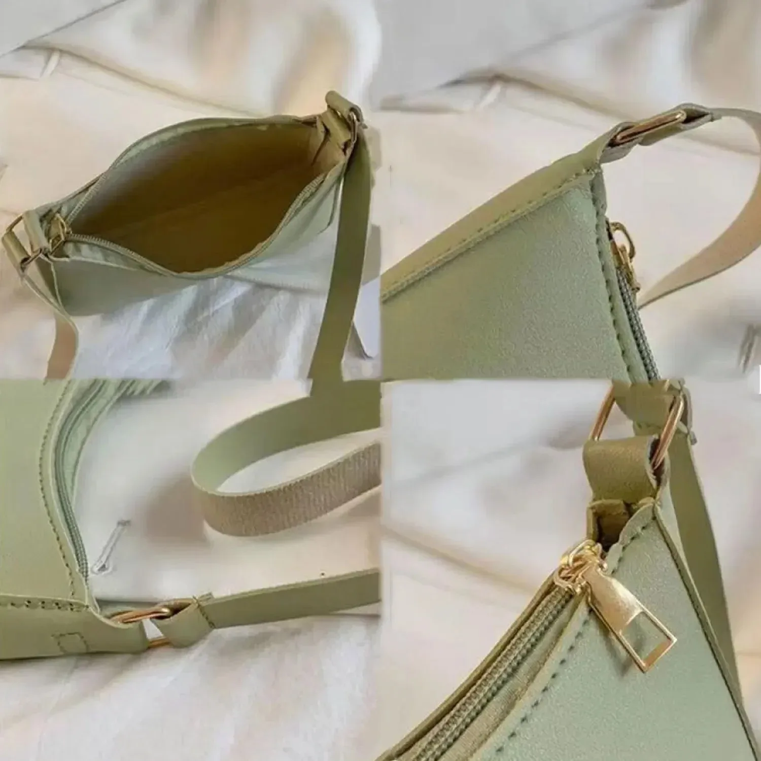 Ladies Fashion Shoulder Bags Retro Pure Color Macaron Small Square Bag Hundreds of Handbag Casual Women's Bags