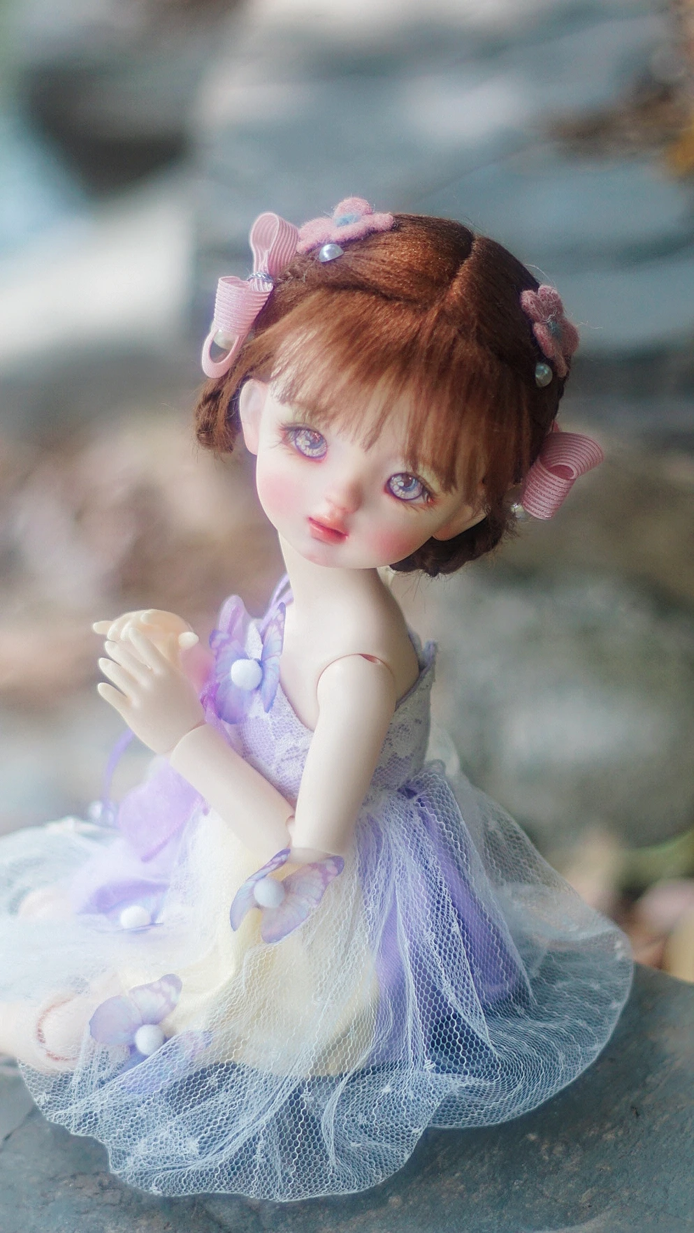 

Monst wigs Bjd ob11 Wigs Bjd Imitation Beach Wool Wig Suitable for 1/6 1/4 1/3 Head Doll Wig