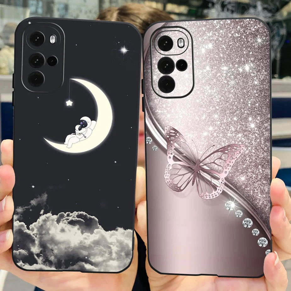 Fashionable Painted Soft Silicone Phone Case - Stylish Protective Back Cover