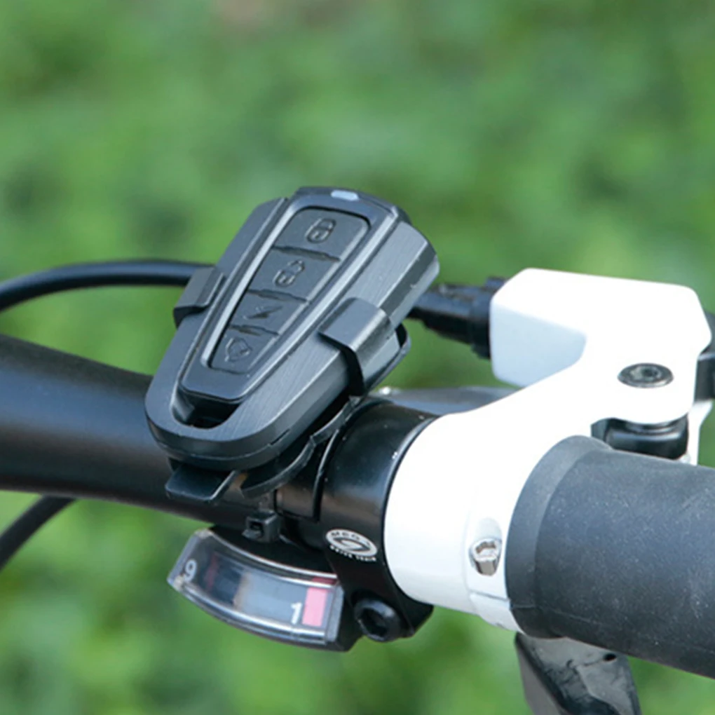 

Black Made With ABS High-performance Cycling Safety Lock Alarm Easy To Install Anti-Theft Bike Lock