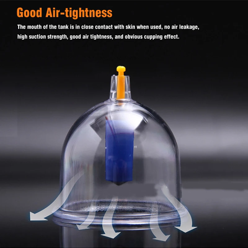 Household 32 Cans Chinese Vacuum Suction Cup Cupping Therapy Body Massager Non-glass Jars Set Acupuncture Cupping Massage Cups 2