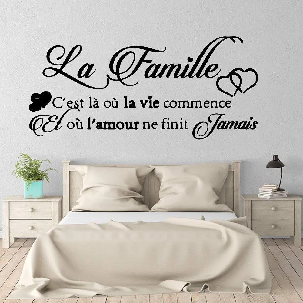 French Style Stickers Chambre Fille Vinyl Wall Art Decals Baby Girl Room  DIY Princesse Decoration - AliExpress