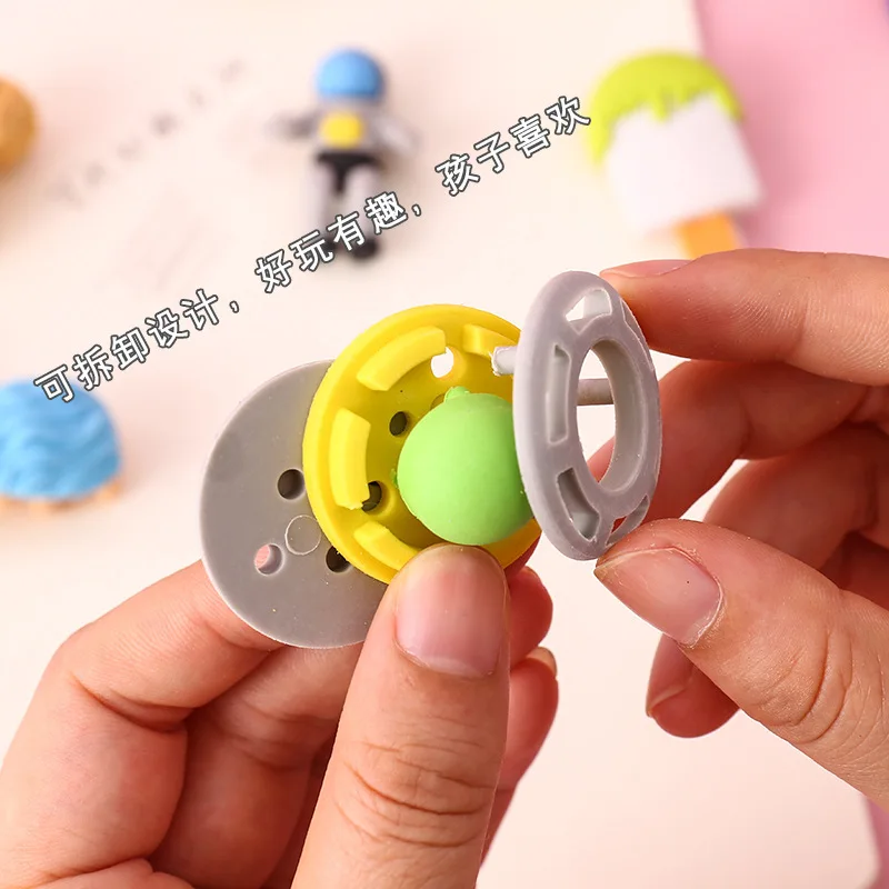 1 Set Animal Eraser Random Style Cute School Rubbers Kawaii School Supply Korean Stationery Cute Desk Accessories