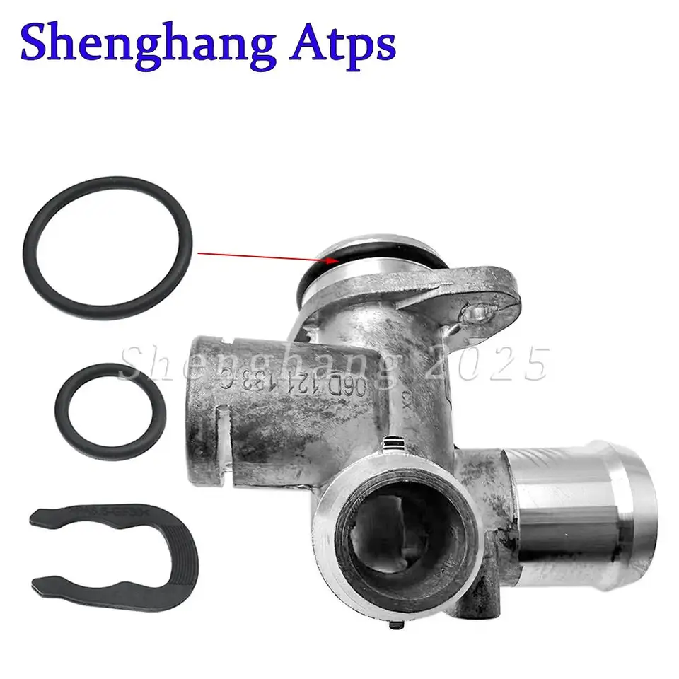 Coolant Pipe Flange For Audi A4 A6 S4 - 06D121132A Replacement Water Connection Pipe