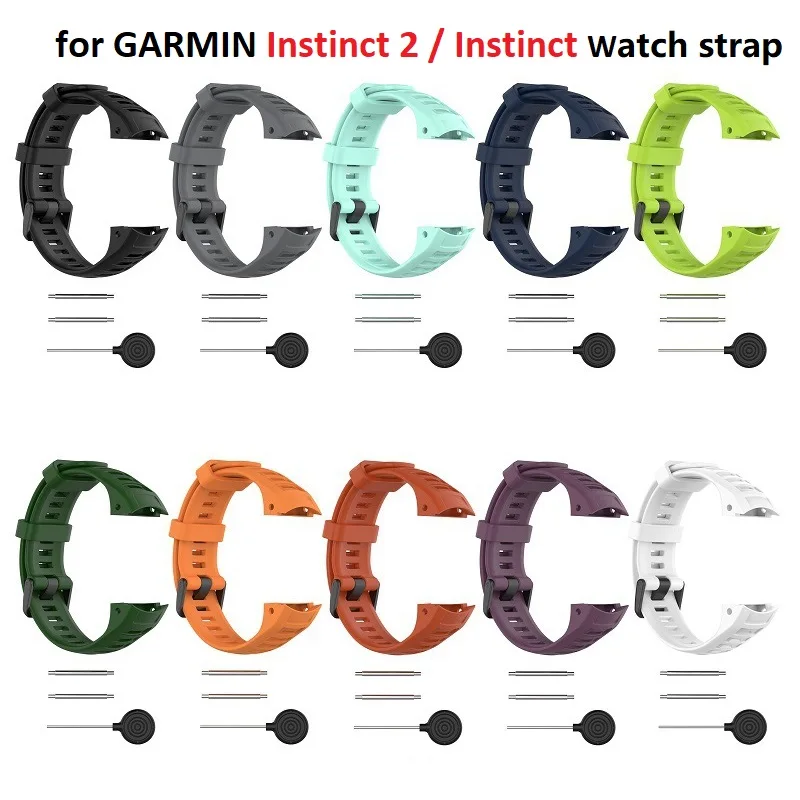 

Ремешок силиконовый для смарт-часов Garmin Instinct 2, 20 шт.
