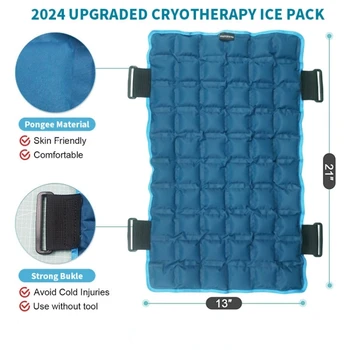 52*35cm Self-absorbing Water Knee Brace Pad Ice Packs Physiotherapy Hot & Ice Compress Heated Knee Leg Neck Shoulder Hip Wrap 2