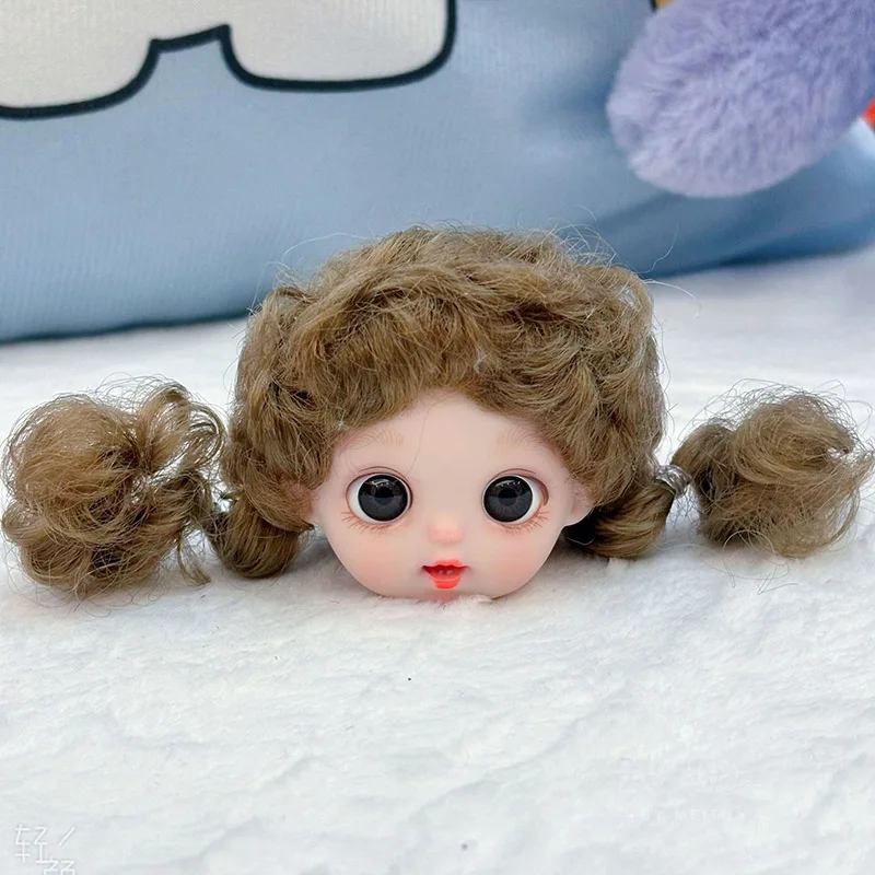 New 16cm Cute Doll's Head 1/8 Bjd Multi Joints Movable Body Accessories 3D Eyes Baby Princess Head 3