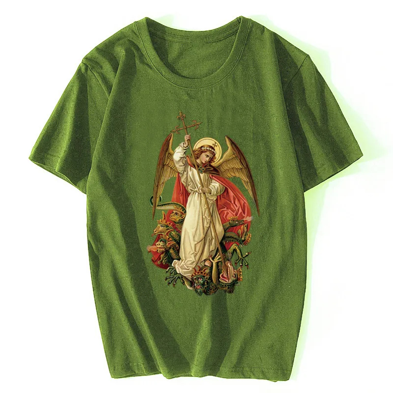トップス SAINT MICHAEL DEVIL SHORT SLEEVE T-SHIRT SAINT MICHAEL DEVIL SHORT SLEEVE T-SHIRT