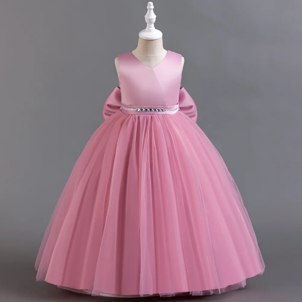 Elegant Long Dress For Girls, Perfect For Weddings Graduation Ceremonies Piano Performances