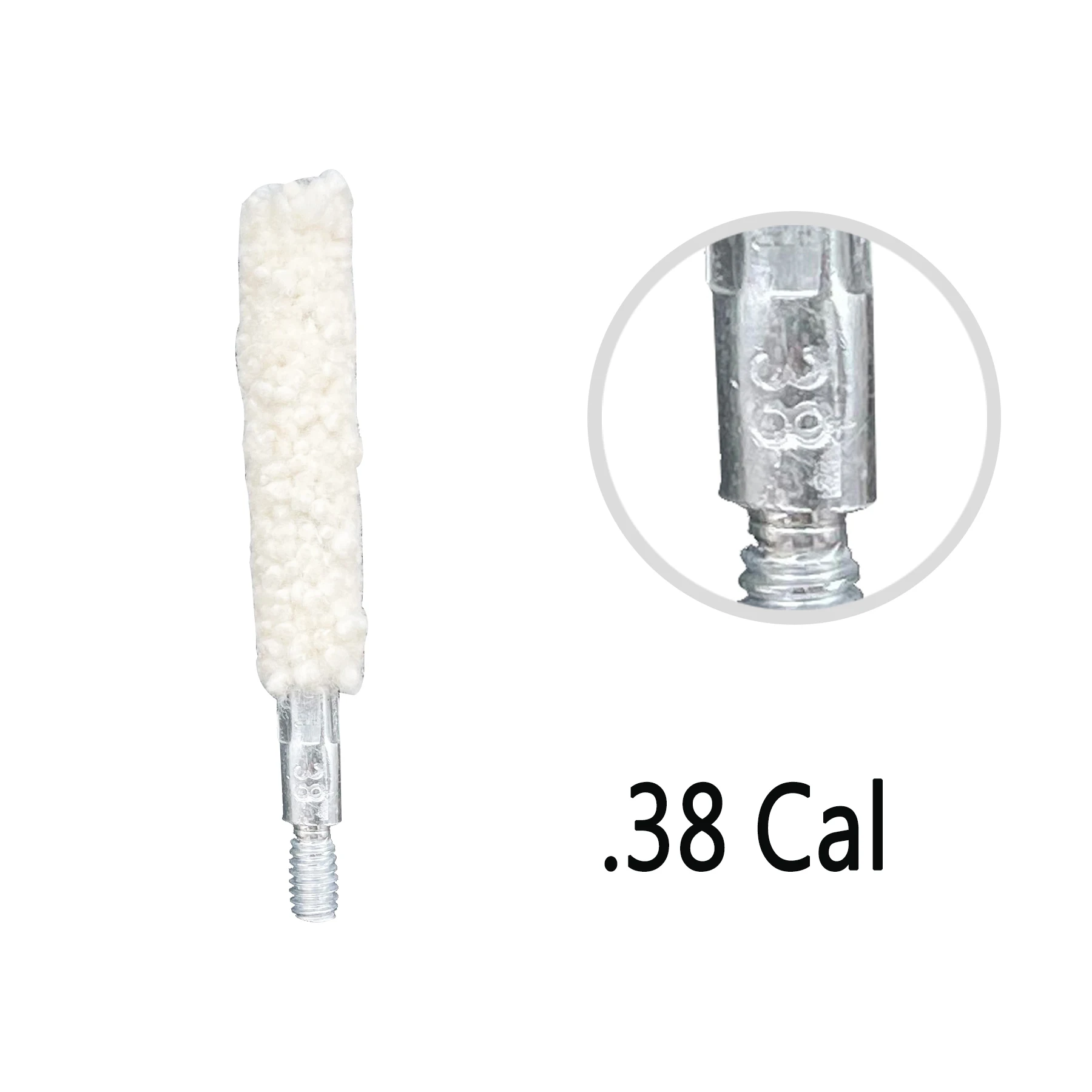 5 Pieces Gun Cleaning Kit Swabs Gun Cleaning Mop Brush for .38/.44 Cal/.45 Cal/12 Gauge Supplies gun accessories