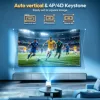 XGODY Portable Gimbal 3 Pro 12000LM 4K Projector 2.4G/5G WiFi Bluetooth 5.4 Android 11 Mini Home Theater Portable projector