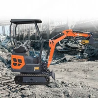 Customized Factory Price Mini Small Excavator New Crawler Digger Micro Bagger Excavator Machine 1 ton mini excavator