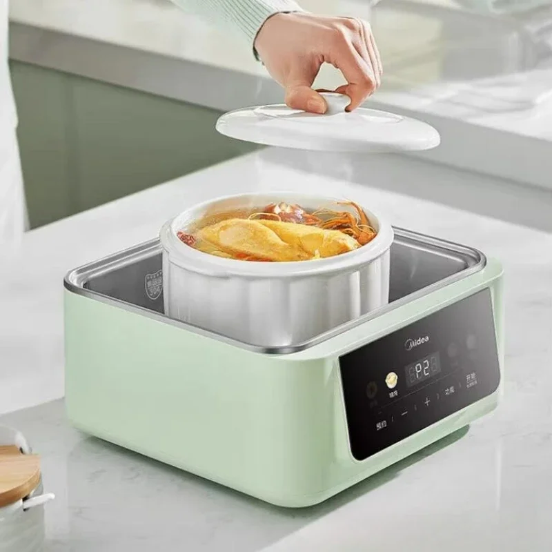 Midea 220V Electric Pot Waterproof Stew Household Automatic Ceramic Stew Pot Soup Bird's Nest Steamer