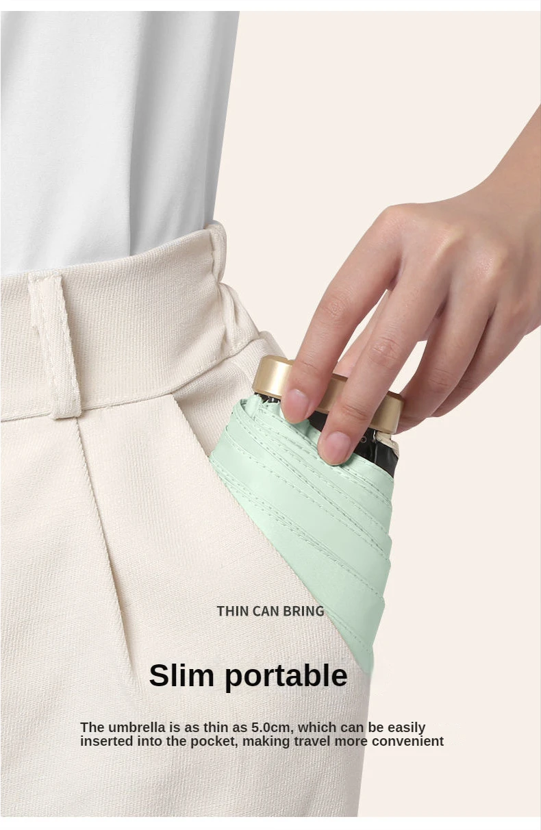 uv protection pocket umbrella eight