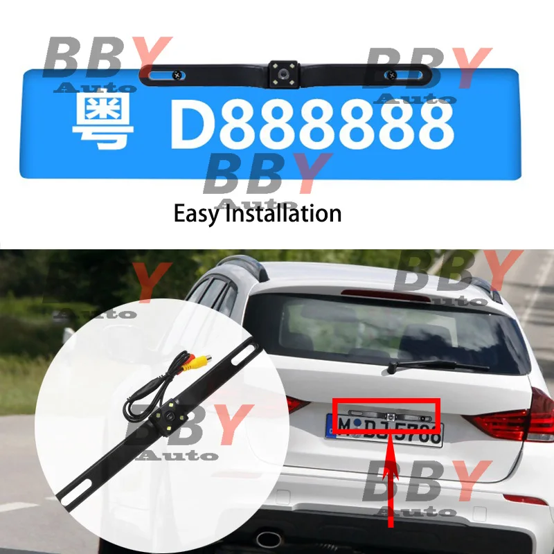 Kalakass Telecamera Auto HD Telecamera 170 Gradi Visione Notturna