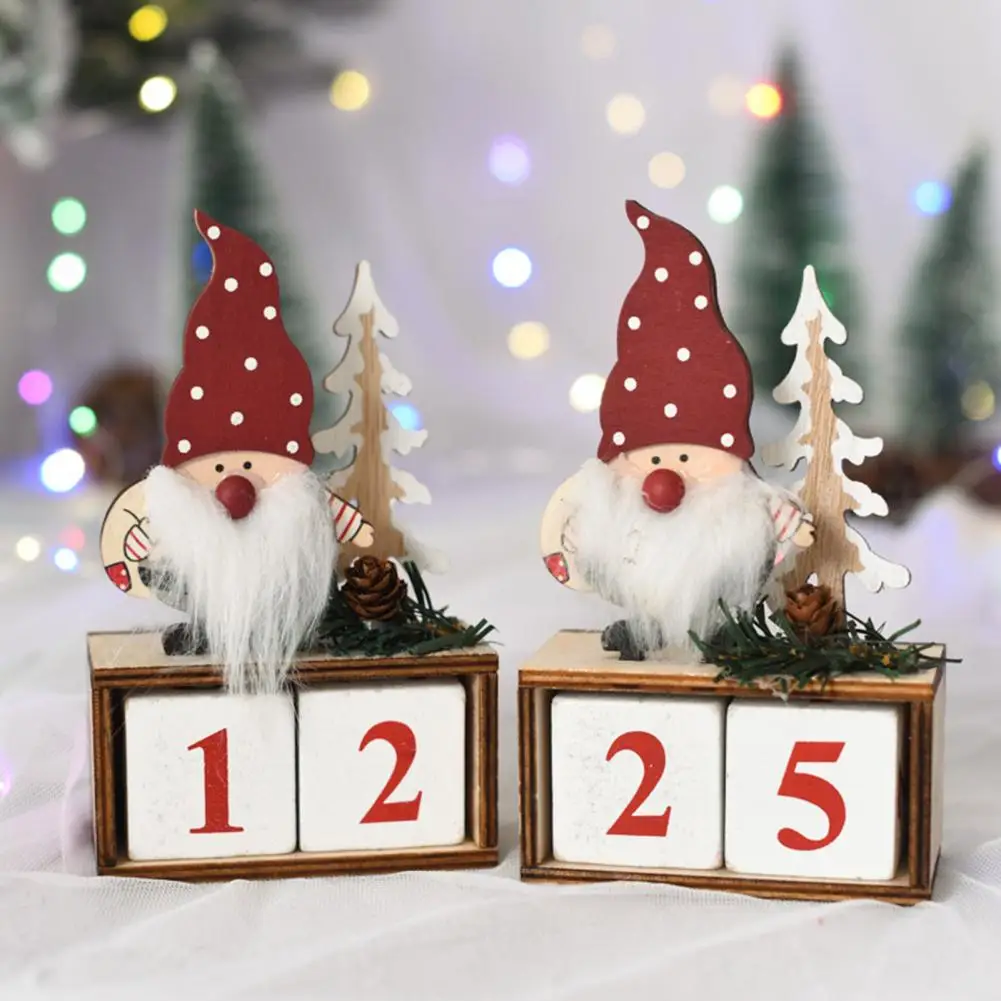 

Cute Calendar Ornament Festive Atmosphere Weather Resistant Christmas Old Man Ornaments Old Man Ornaments Calendar Ornament