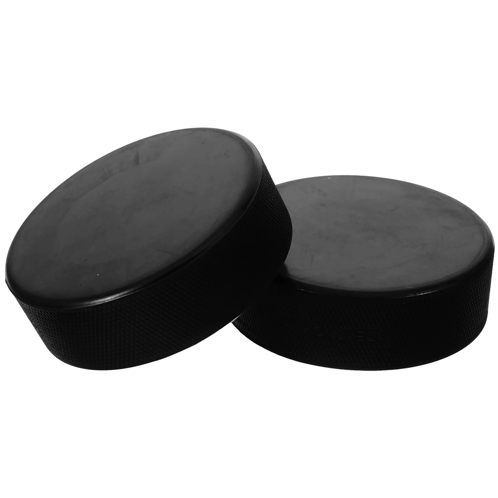 

2 Pcs Puck An Fittings Training Ice Hockey Indoor Classic Race Plastic Fitness Official Regulation Pucks