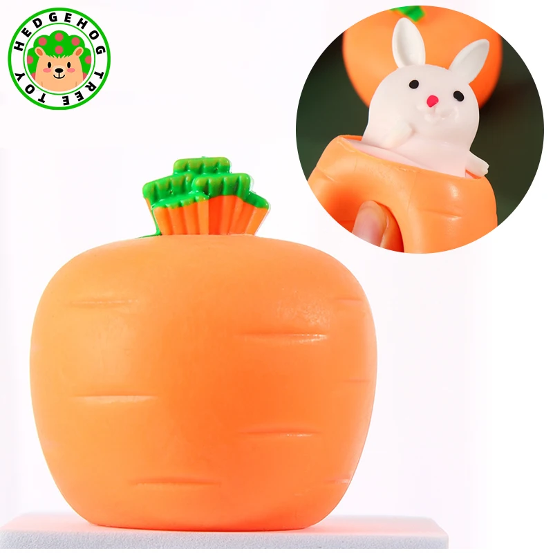 Squeezing Carrot Rabbit Cup Lovely Cute Kawaii Toys Decompression ...