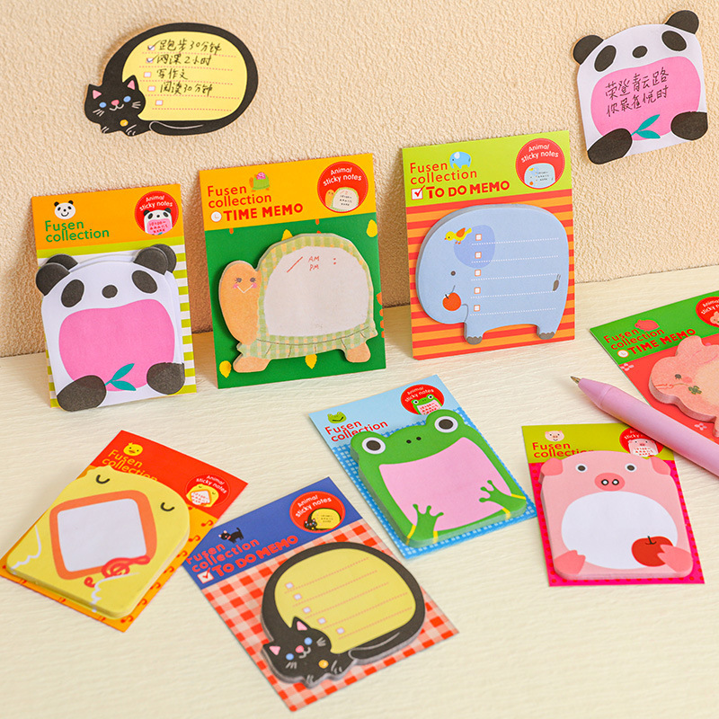 Creative Stationery Forest Animal Paradise Series Cute Paper Memo Pad / Sticker Post Sticky Notes Notepad School Office Supplies