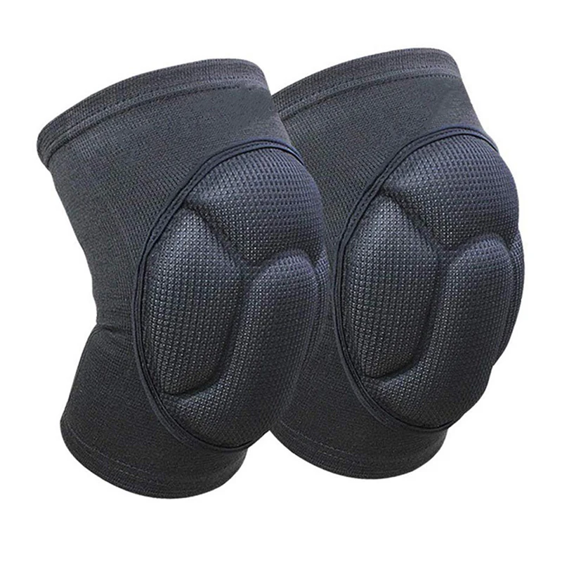 

1 Pair Protective Knee Pads Thick Sponge Football Dancing Volleyball Extreme Sports Anti-Slip Collision Avoidance kneepad Brace