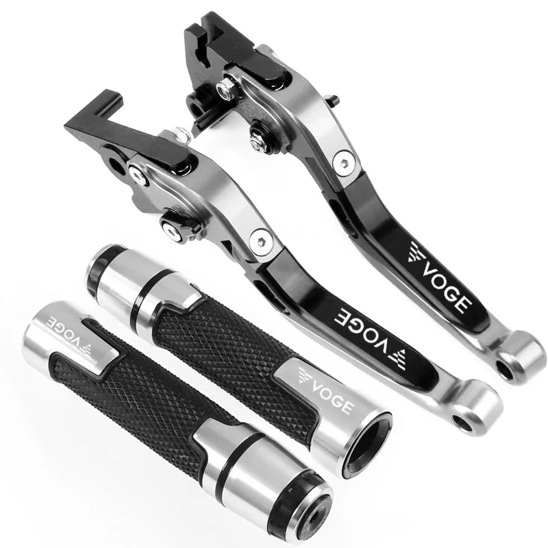 

High Quality For LONCIN VOGE 300DS 300 DS Motorcycle Accessories Folding Extendable Brake Clutch Levers Handbar End Grips