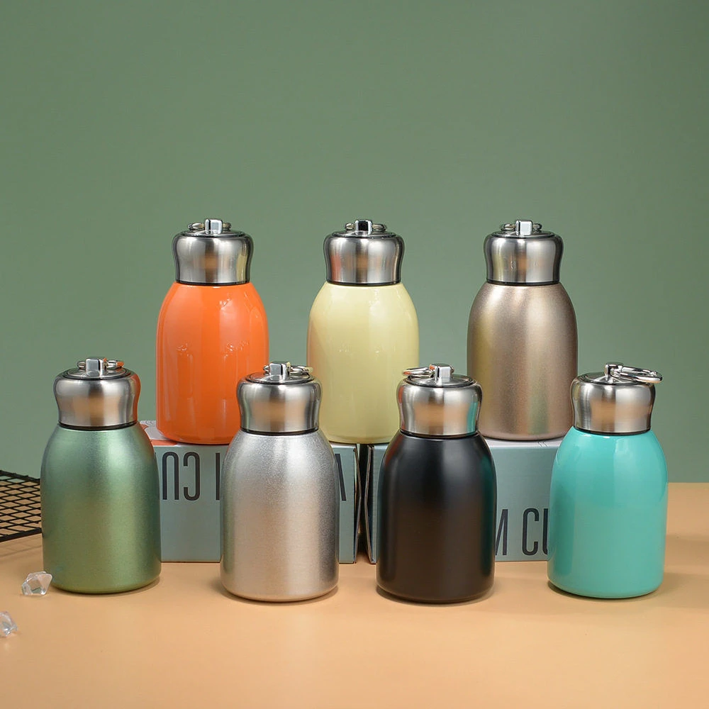 1pc 300ml Insulated Stainless Steel Travel Mug - Keeps Drinks Hot or Cold for Hours - Ideal for Camping and Travel