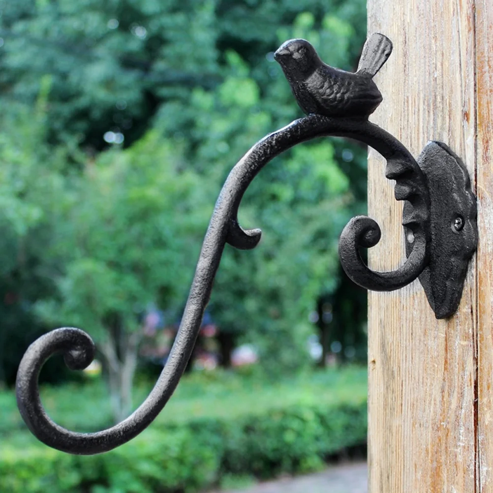 

Wall Hook Hanging Plant Hanger Garden Bracket Hanging Flower Pot Lantern Bird Feeder Hanger