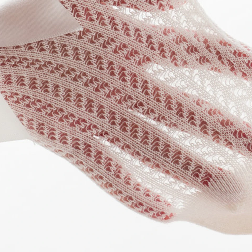 Spring Summer Solid Color Baby Knee High Long Socks Breathable Mesh Bow Stockings Newborn Infant Toddler Cotton Princess Socks