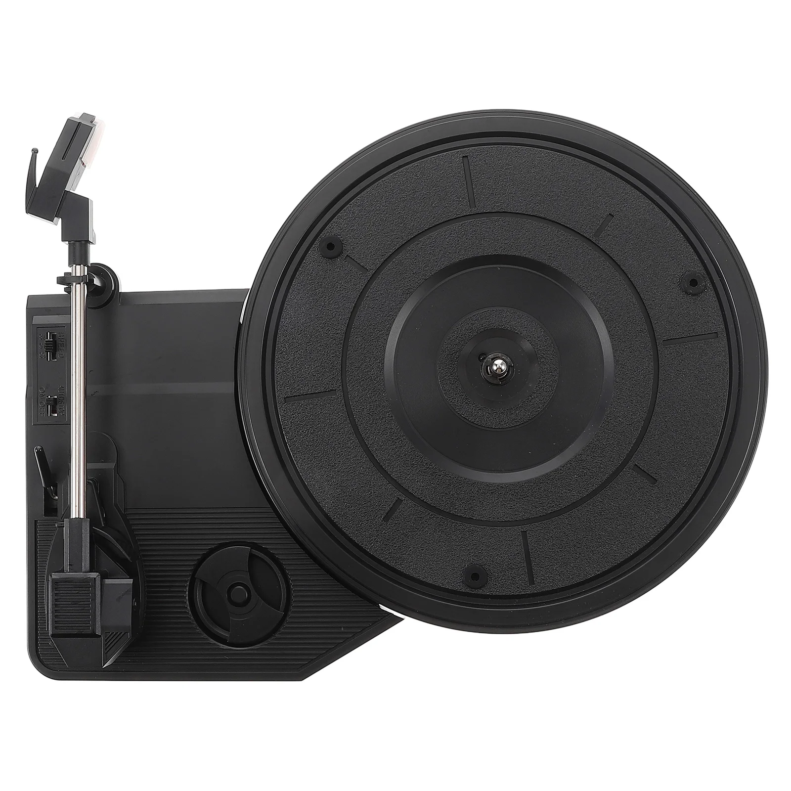 Large Gramophone Movement Record Player With Built-In Speakers Retro Vinyl Record Player 200mm Turntable For Decor Music Lovers