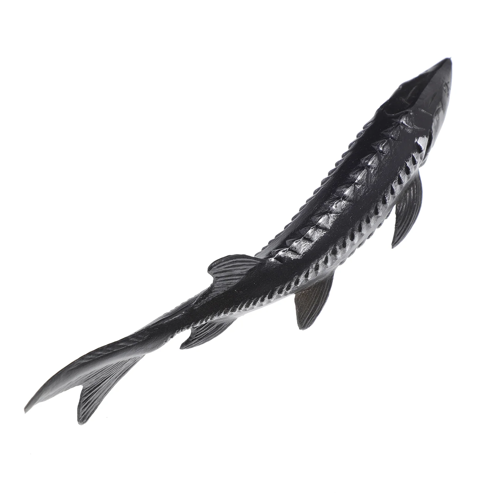 Kids Educational Toys Marine Animal Model Miniature Black Fish Figurine Toddler