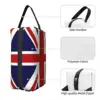Custom Union Jack Flag Of The UK Toiletry Bag for Women Makeup Cosmetic Organizer Lady Beauty Storage Dopp Kit Case 3