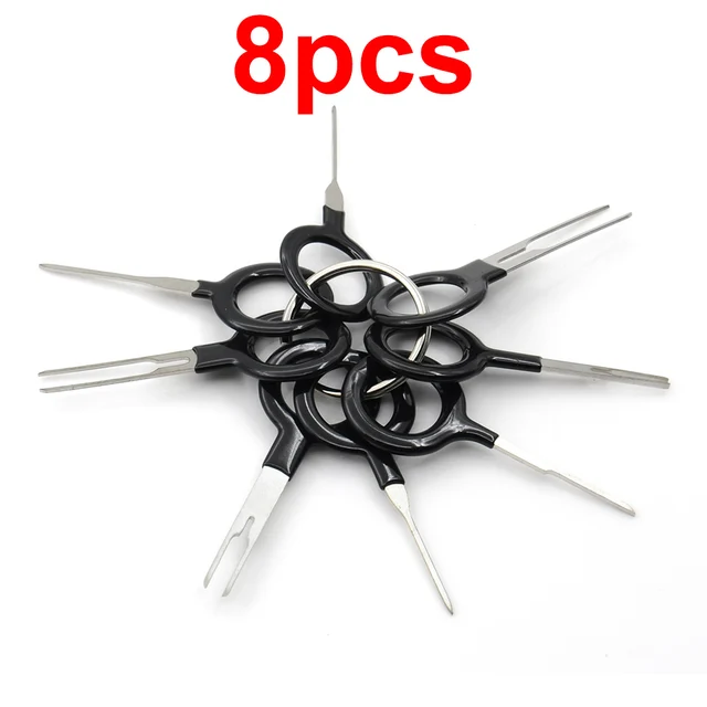 8/11/18/38/41pcs Circuit Board Wire Harness Terminal Extraction Pick Connector Crimp Pin Back Needle Remove Tool Set 6