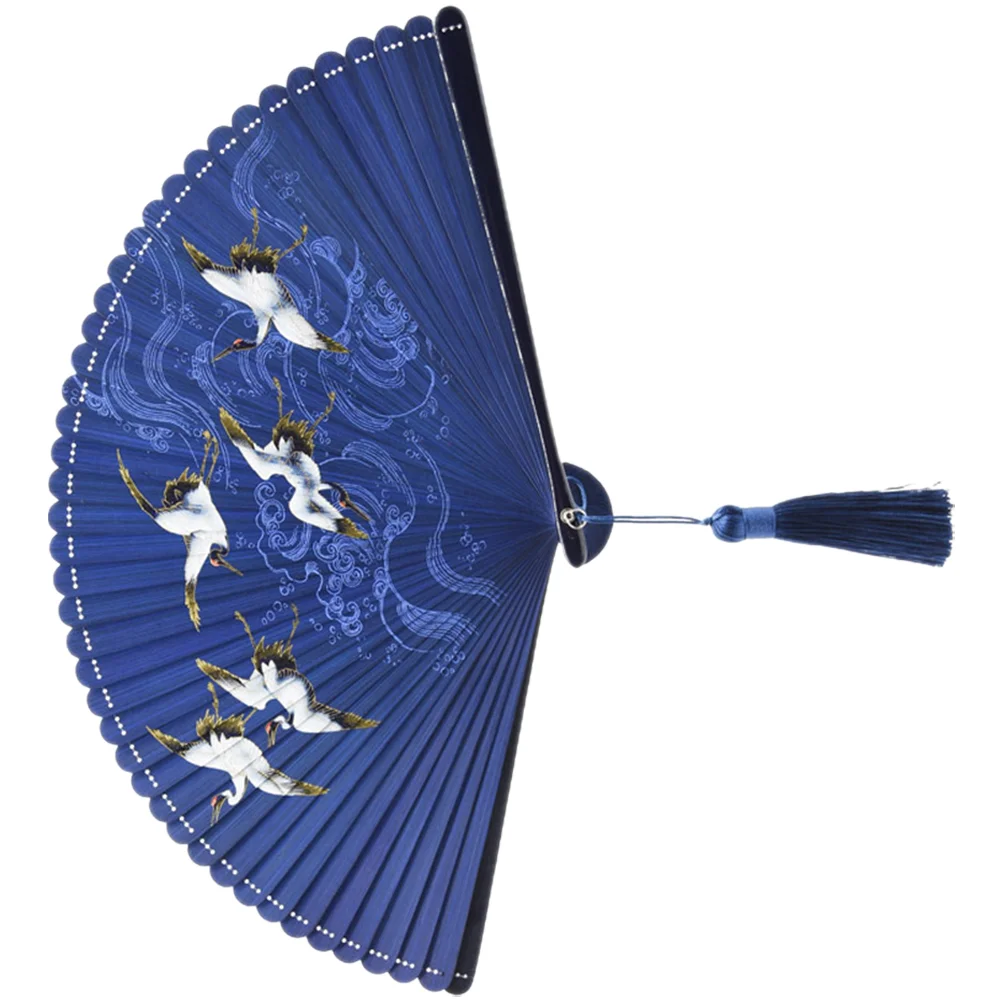 

Bamboo Folding Fan Portable Handheld Folding Fan Decorative Foldable Fan for Party Wedding Dancing Decoration
