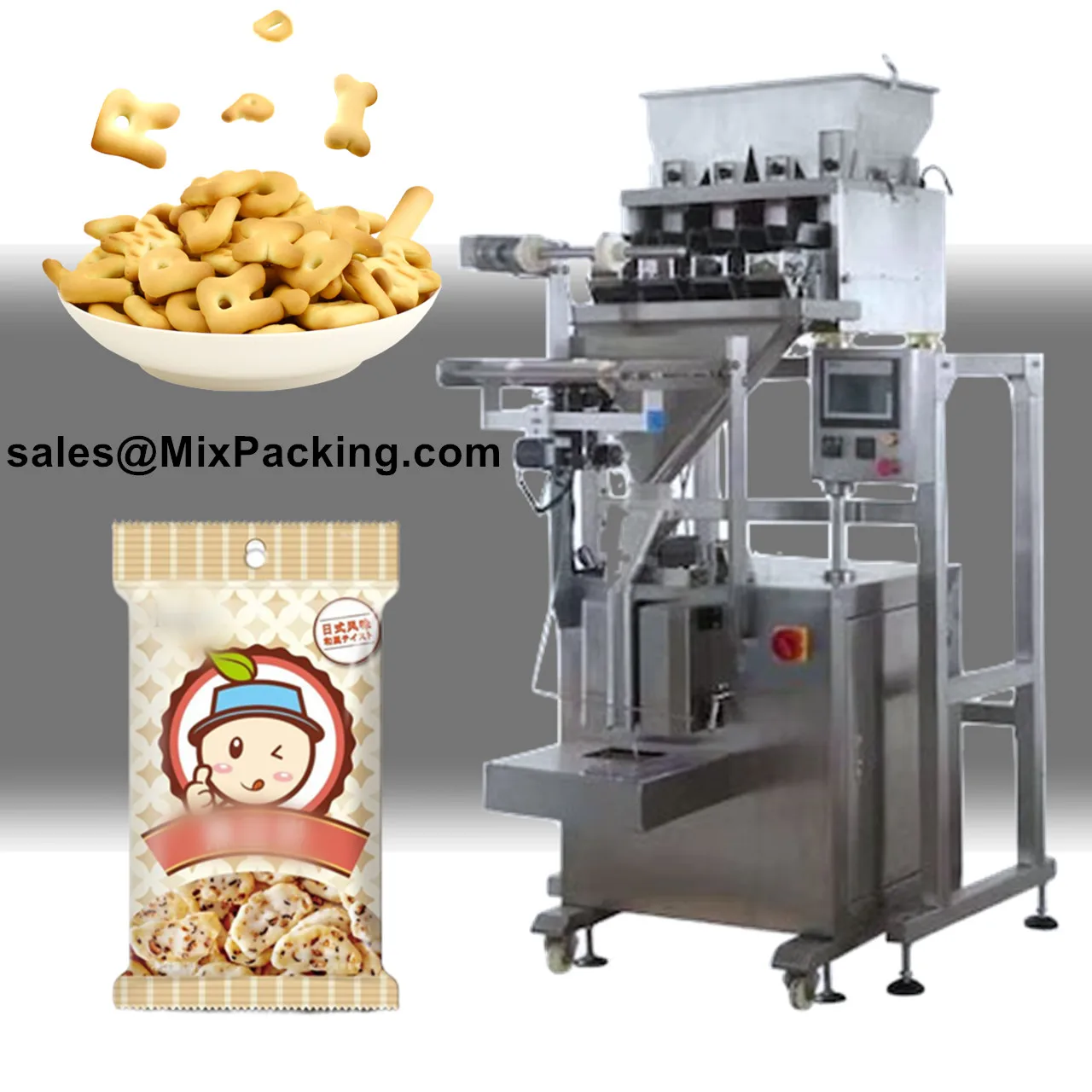 Automatic Weighing Pouch 50g Seasoning Powder Packaging Machine