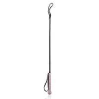 Crystal Handle Riding Crop PU Leather Whip Premium Quality Leather Crops Equestrianism Horse Whips 2