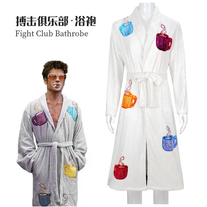 sachin and babi light blue dress Men's Deluxe Fight Club Tyler Durden Costume