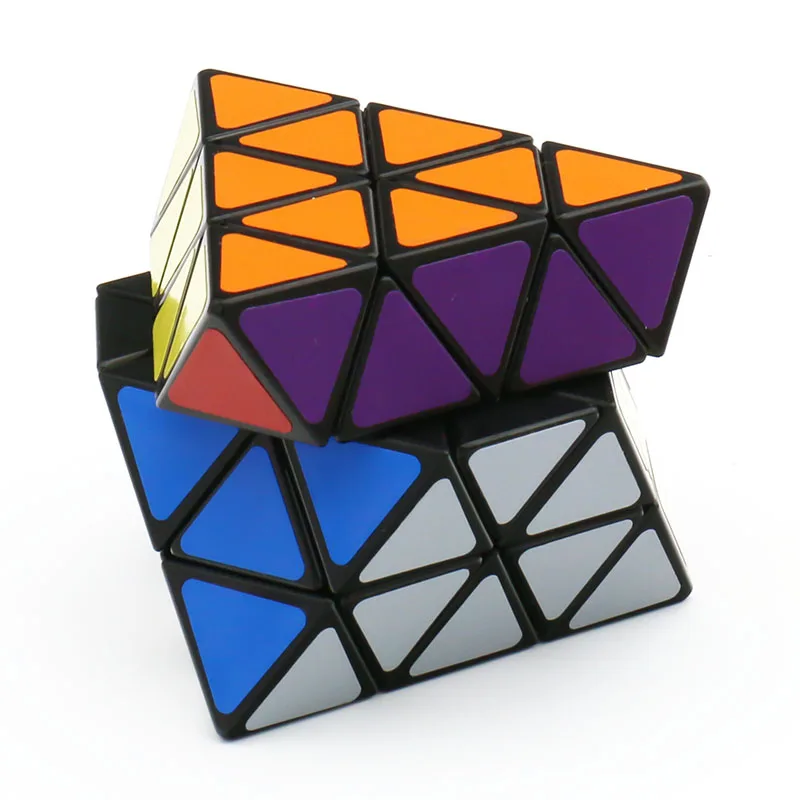 LanLan Face Turning Octahedron Strange-Shape Magic Cube Twisty Puzzle Black White Ice Purple Limited Edition Children Adult Toy 4
